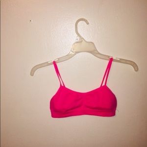 Pink bra
